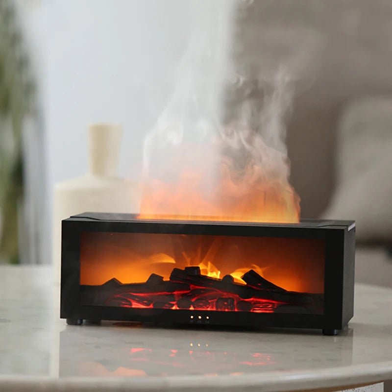 HomeComfortCozy™ Creative Fireplace Air Humidifier