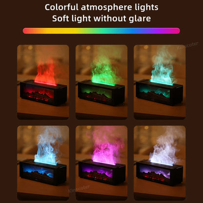 HomeComfortCozy™ Creative Fireplace Air Humidifier