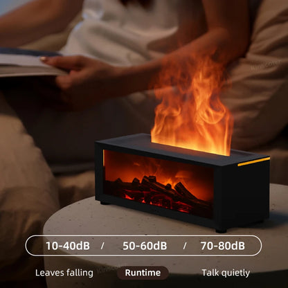 HomeComfortCozy™ Creative Fireplace Air Humidifier